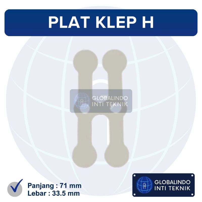 Plat Klep H Valve Plate Kompresor Angin