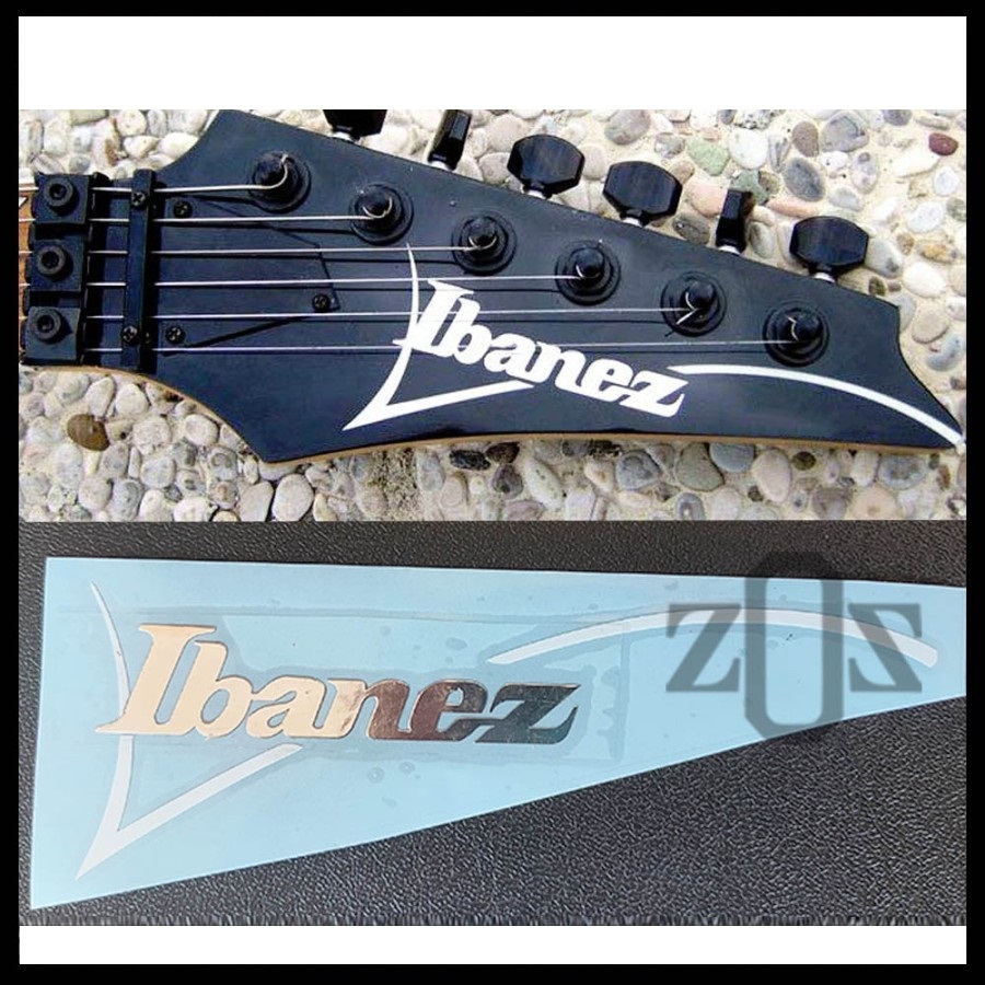 Decal Stiker Sticker Headstock Gitar Guitar Ibanez