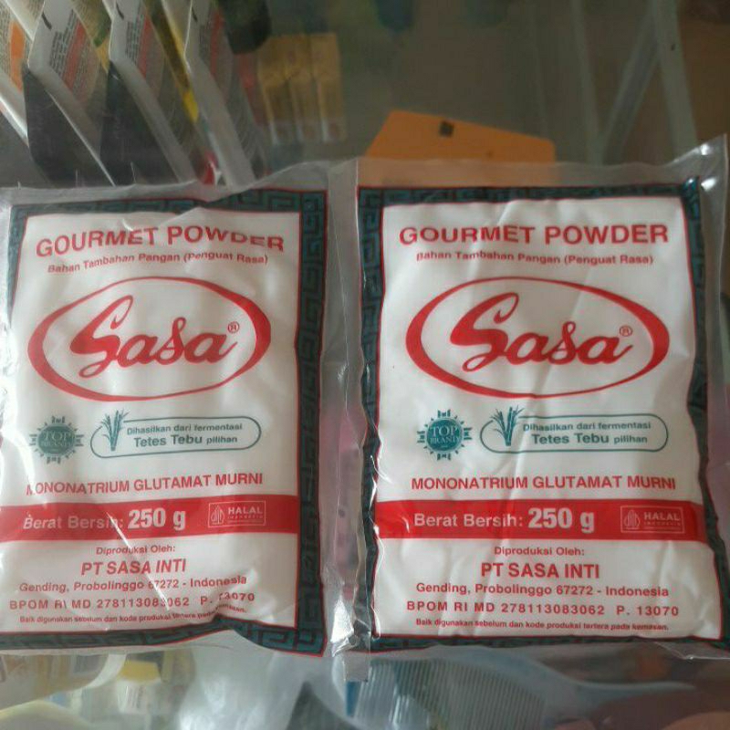 

sasa penguat rasa bahan tambahan pangan gourmet powder 250gram