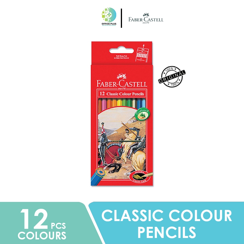 

Pensil Warna / Pensil Warna Panjang Isi 12 Pcs Faber Castell