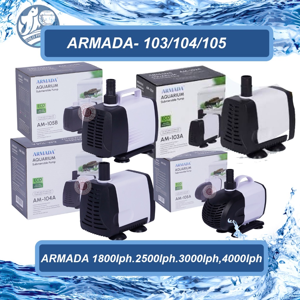POMPA AQUARIUM ARMADA 103 / 104 / 105  POWER HEAD ARMADA