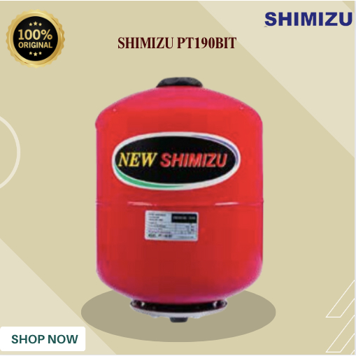 TANGKI POMPA AIR SHIMIZU PT190BIT 19L/PT-190BIT/PT 190BIT/PT190 BIT/SHIMIZU POMPA AIR ORI BERGARANSI