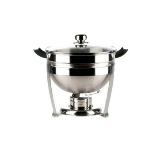 Stainless Deep Soup Bowl MASPION Wadah / Tempat Prasmanan Bulat 28cm | 30cm