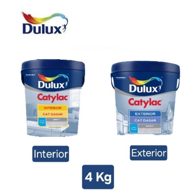 CATYLAC CAT DASAR (4 KG) | DULUX CATYLAC CAT DASAR GALON