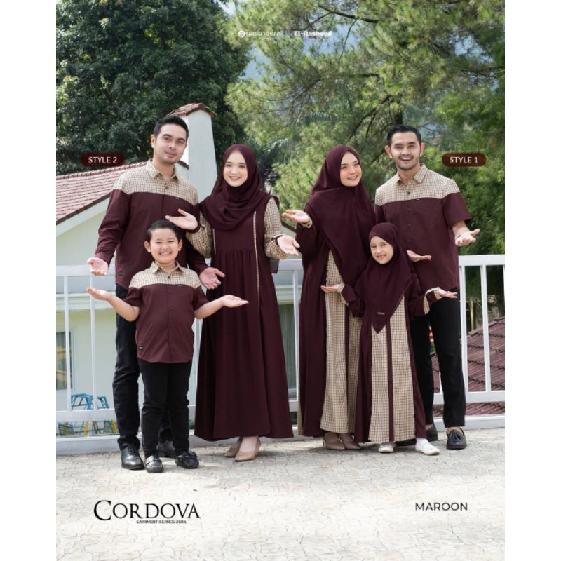 YASMEERA READY Cordova sarimbit 2024 seragaman keluarga