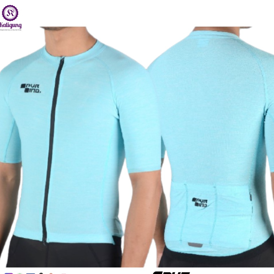 Jersey Roadbike PVR Limit Series Core BLUE MIST - Jerseys Sepeda Ketat