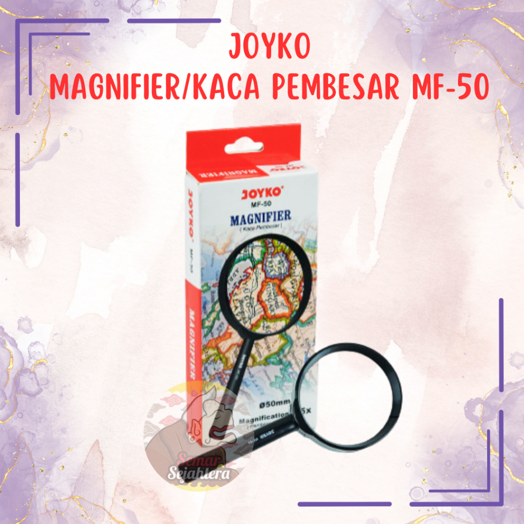 

[PCS] KACA PEMBESAR JOYKO MF 50 MAGNIFIER DIAMAETER 50MM MAGNIFIER 5X*