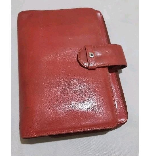 Preloved Organizer Dompet Papillon kulit asli