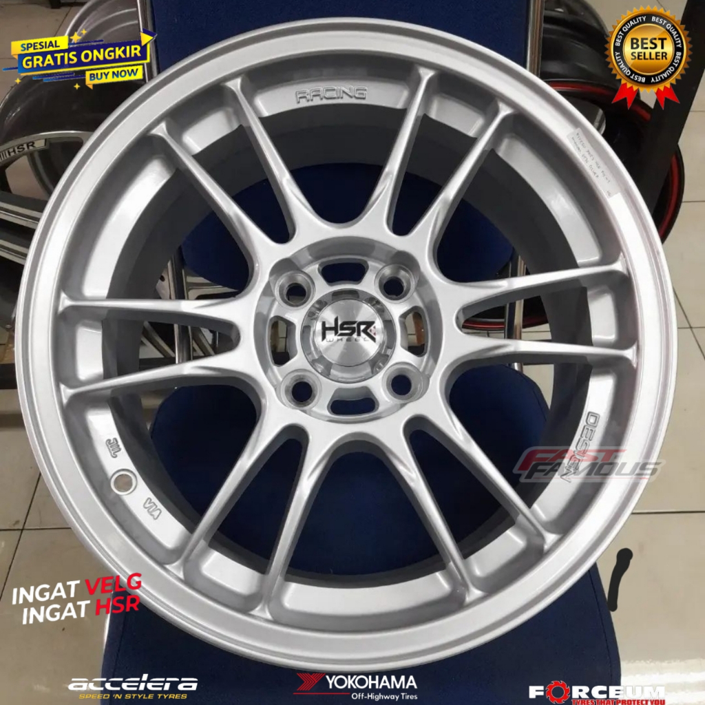 velg racing mobil cayla sigra r15 rata body terbaru Hsr wheel type kiyosu