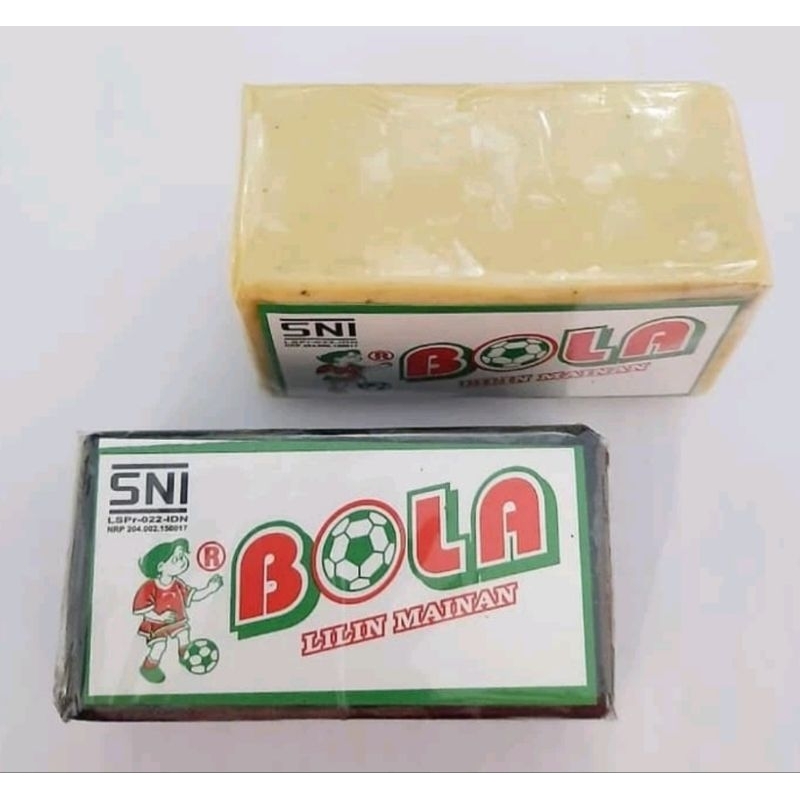 Lilin Plastisin Cap Bola Lilin Mainan Jumbo Hitam & Putih (1 Pcs)