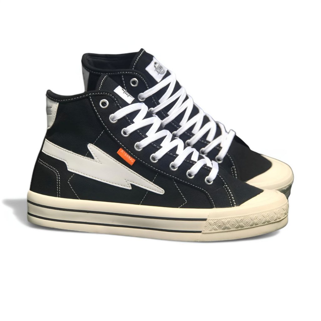 Sepatu XternalStepSure - Mitterns Storm High Black White