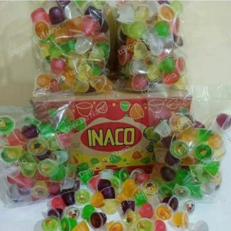 

Inaco Jelly Curah Isi 10 Mix Fruits.