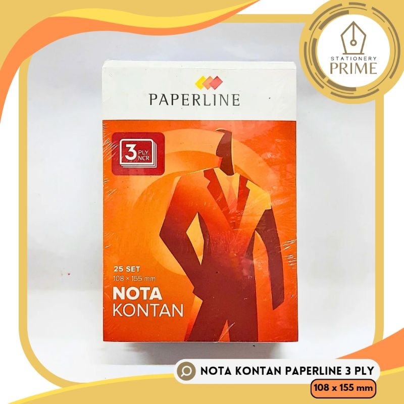 

Nota Kontan / Bon Kecil 3 Ply 3 Rangkap Paperline (1 Pack isi 10 buku)