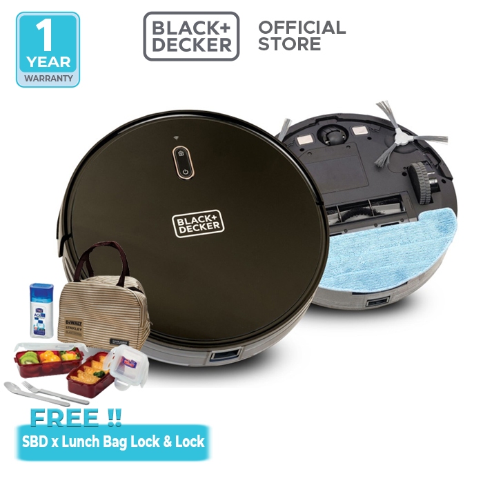 Black+Decker Robot Vacuum Cleaner & Mop 2in1 BRVA425B00-B1