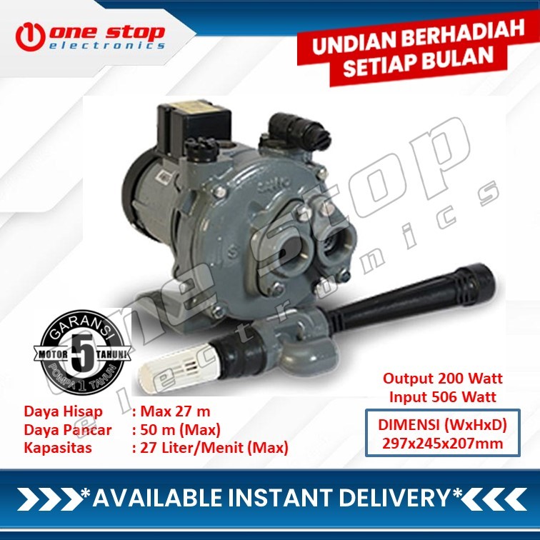 SANYO PDWH-200B Pompa Air Jet Pump Sumur Dalam PDWH200B PD-WH200B