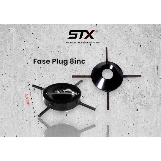 STX - ACCESORIES BOX , Phase Plug untuk speaker 6" ukuran 185*42mm bahan Polycarbonate