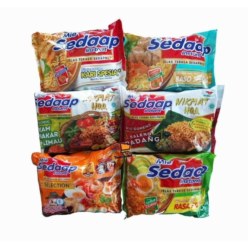 

Mi sedap kuah all variant 70 gr kemasan