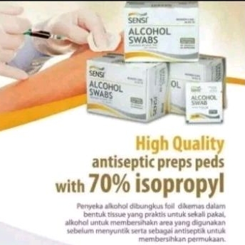 Alkohol Swab Sensi Isi 100 pcs