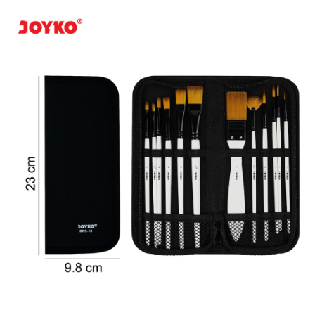 

Joyko Art Brush SET / Set Kuas Lukis Cat Acrylic Watercolour BRS-18
