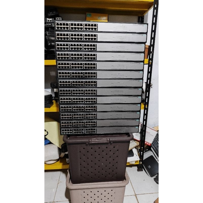 promo switch hub HPE JG708B HPE 1420 24G Switch 24 port full gigabit