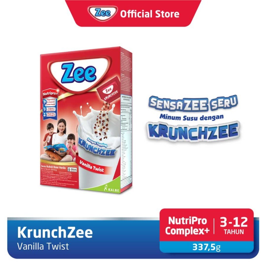 

Zee KrunchZee Vanilla Twist Milk 337.5gr