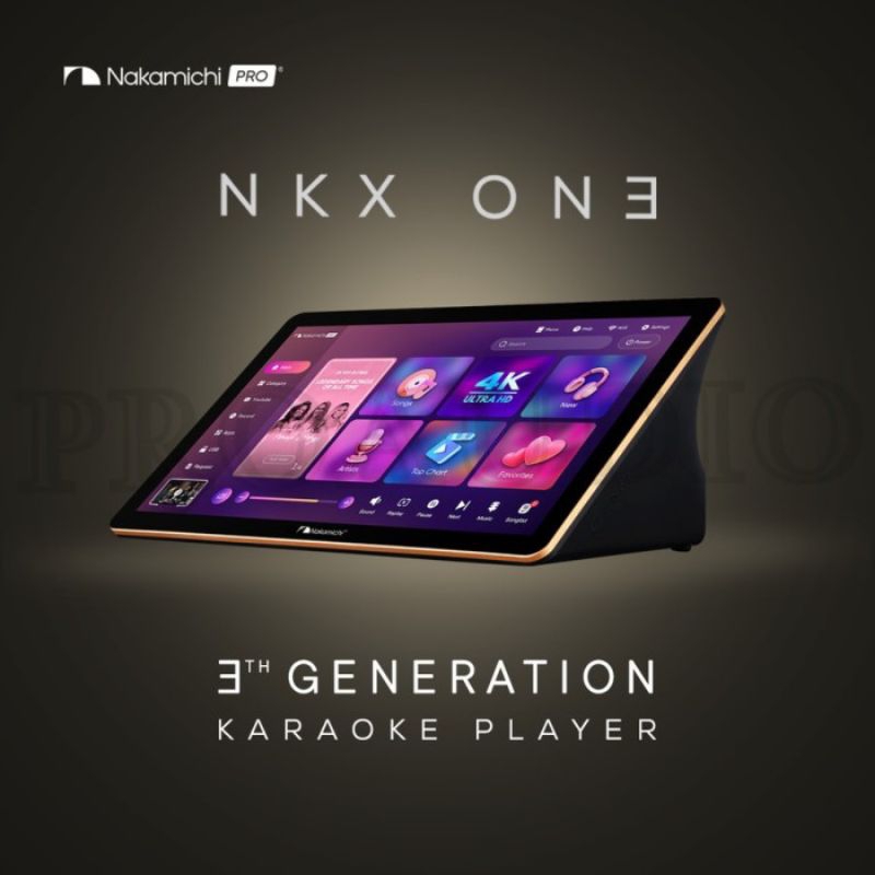 PLAYER KARAOKE NAKAMICHI NKX ONE LED TOUCHSCREEN 2 TB ORIGINAL NKX ONE