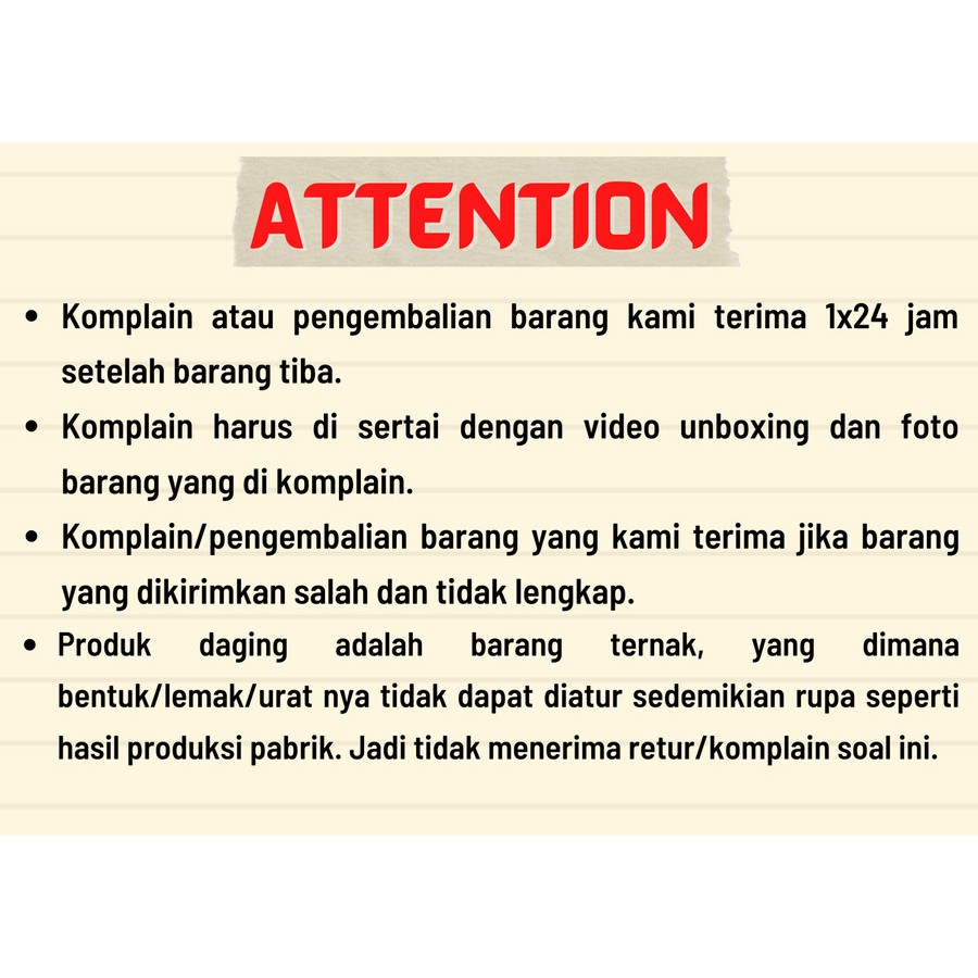 

AUS Striploin A Sliced Beef - Daging Sapi Sliced Striploin A / 250 GR *FLAS SALE*