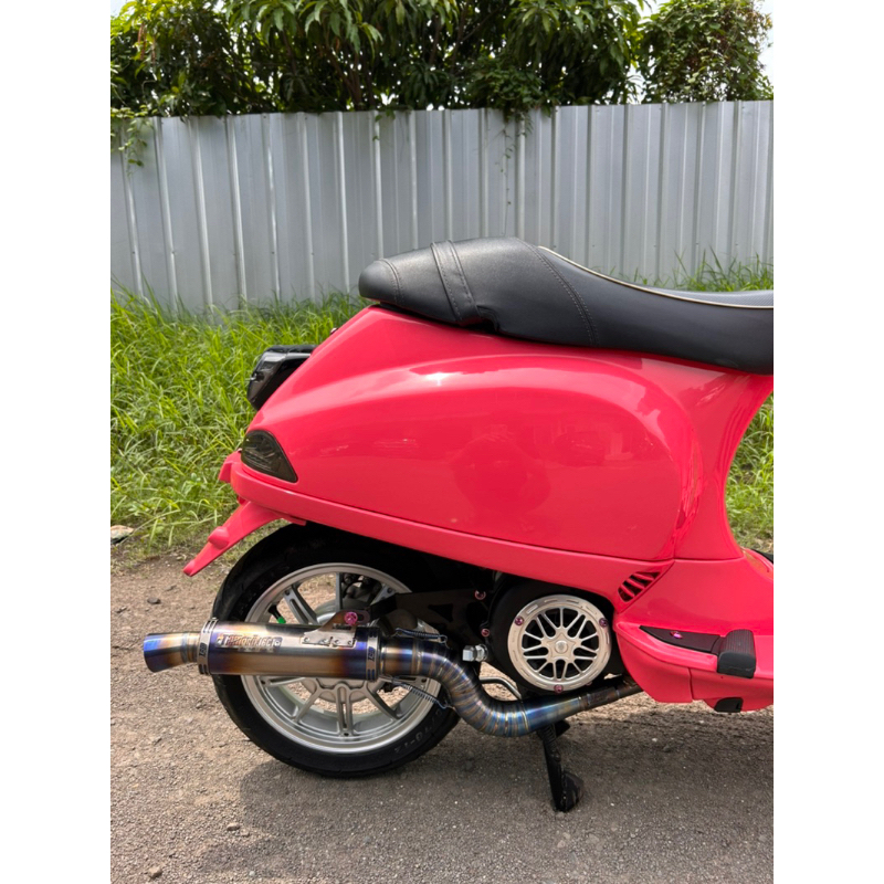 Knalpot Tzm Project Vespa full titanium inlet 50