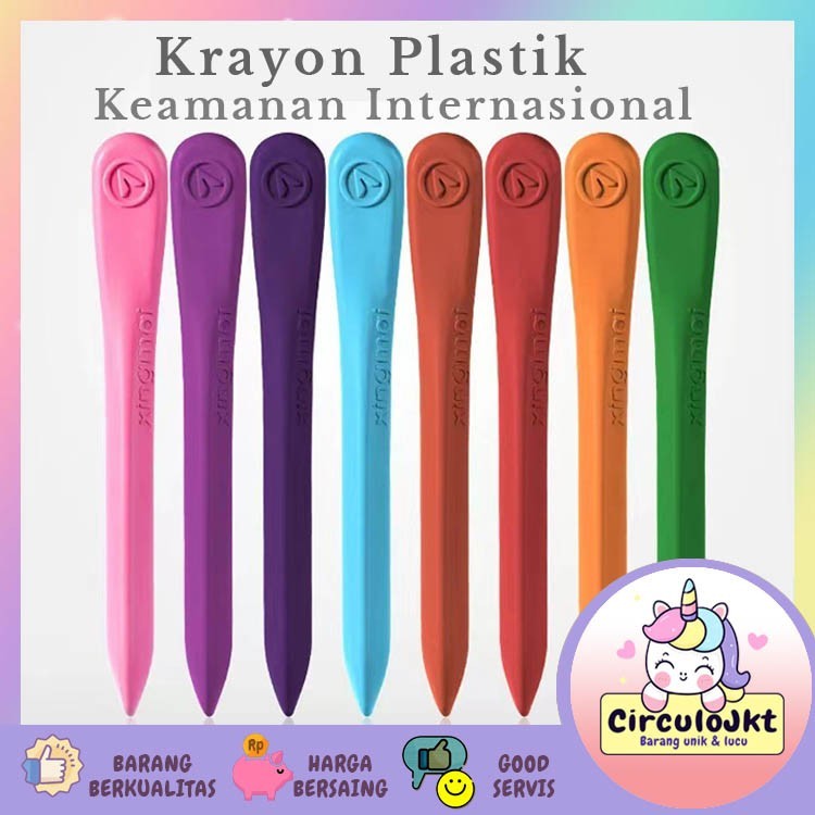 

High Quality Crayon Set 12/24 warna/ crayon non toxic /Anti Kotor