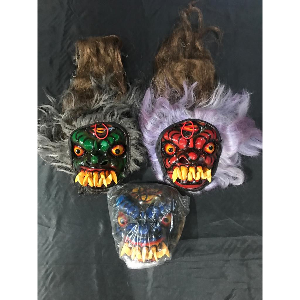 TERMURAH | Topeng Gedruk/ Topeng Buto Gedrug / Rampak Buto Gedruk Untuk Anak-anak/Dewasa
