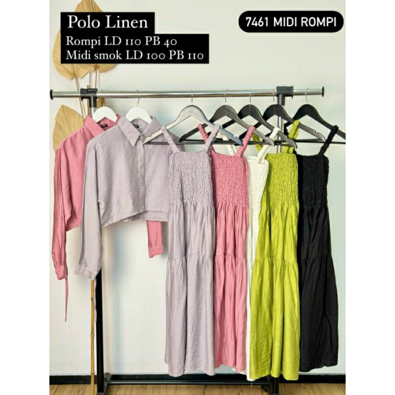 MIDI DRESS SET ROMPI
