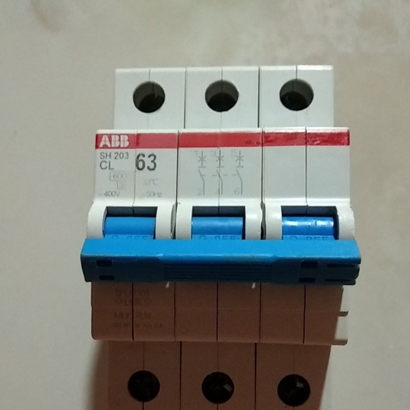 mcb abb 63a 3 phase modifikasi