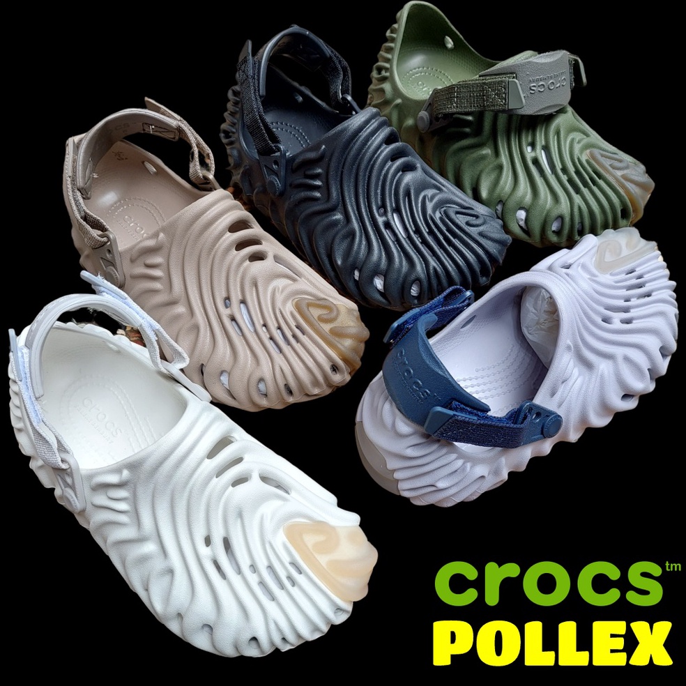 Paling Diminati Crocs  Sepatu Sandal Crocs  Crocs Salehe Bembury POLLEX  Crocs Pria  Crocs Original 