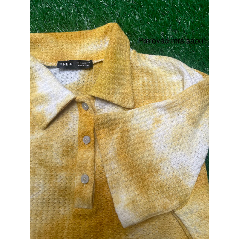 crop top SHEIN yelow