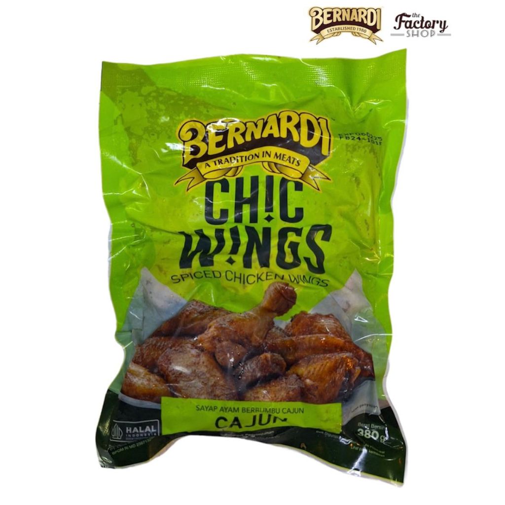 

Bernardi Spicy Chicken Wings Cajun 380g