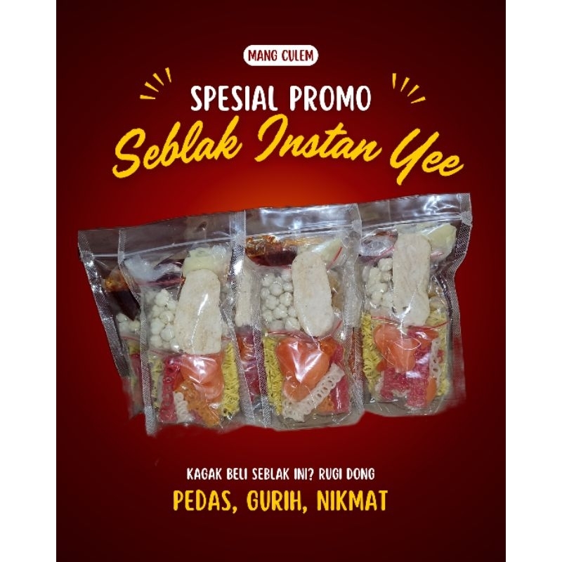 

SEBLAK INSTAN YEE !!! GA BELI YANG BENER AJEE RUUGI DONG