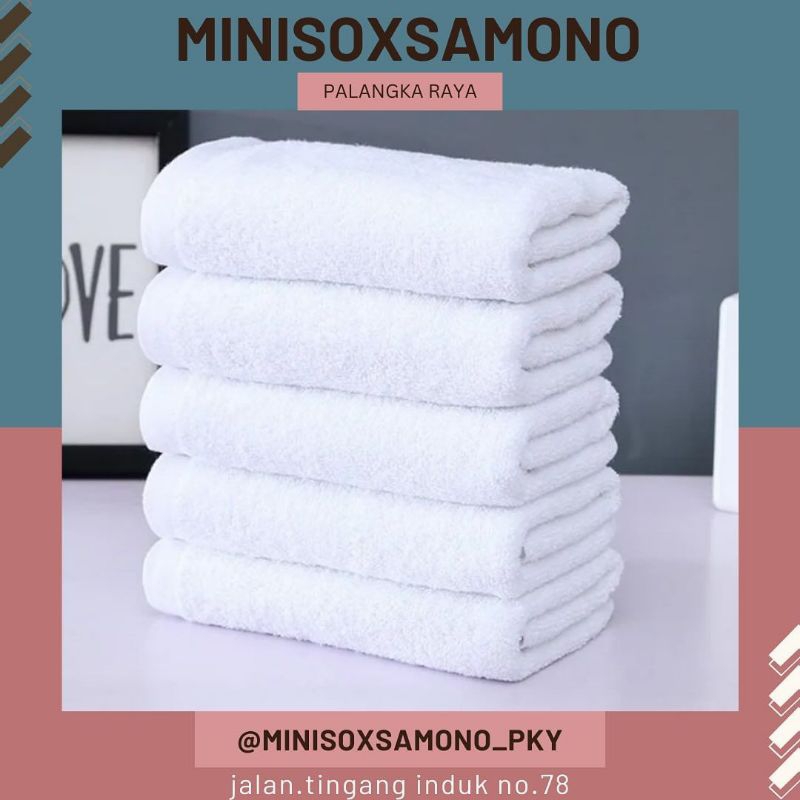 handuk putih polos