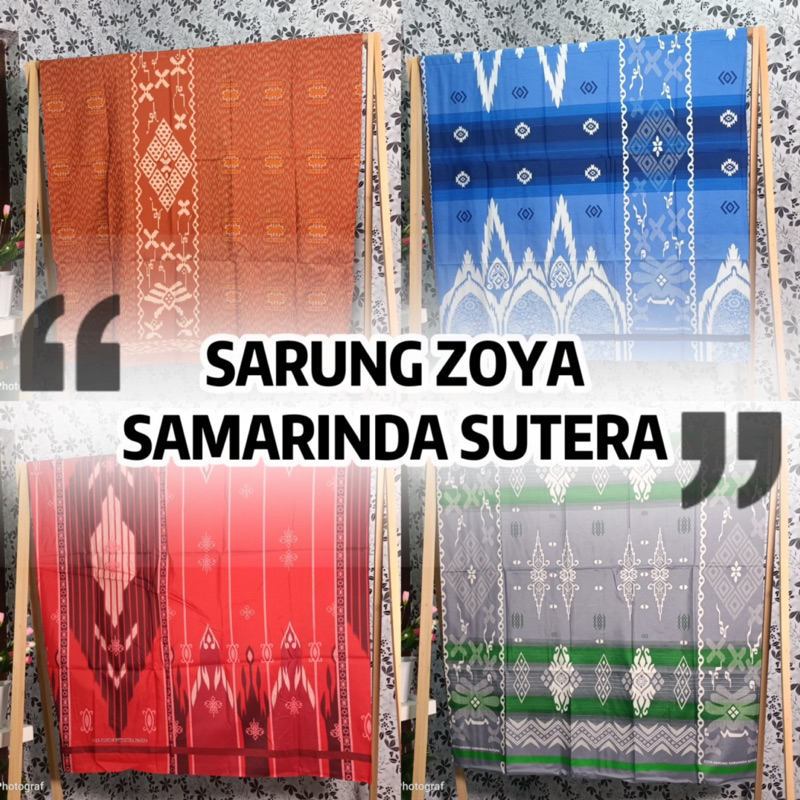 Sarung zoya samarinda sutera premium sarung murah sarung sutera