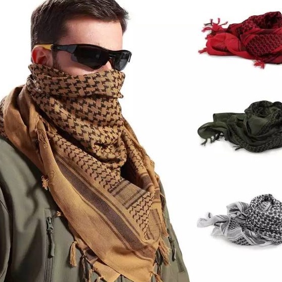 88 Sorban Tactical Shemag army syal Bandan Masker Slendang