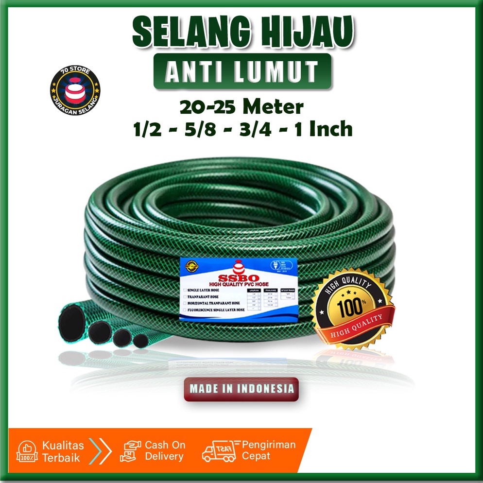 CHEKOUT SELANG AIR 1 ROL 2  25 METER  SELANG AIR ANTI LUMUT 12 58 34 INCH  SELANG TAMAN  PERALATAN P