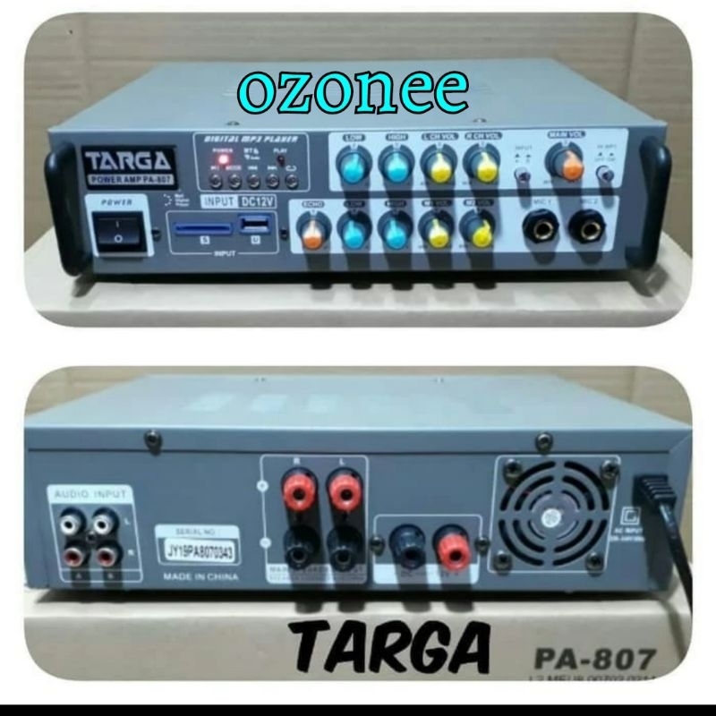 Ampli Targa PA 807 Amplifier Targa PA807 Original