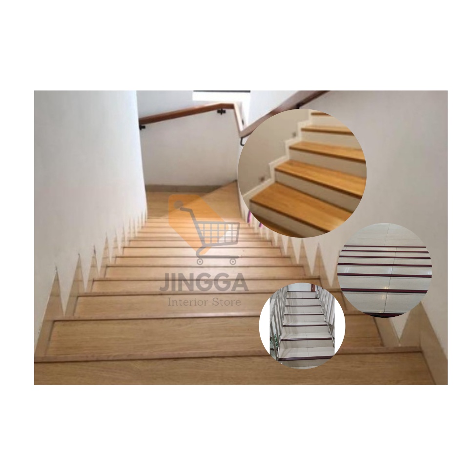 HARGA TERMURAH TERMURAH List PVC  List Tangga  List SikuList Siku L PVC Step Nosing Tangga PVC 24mLi