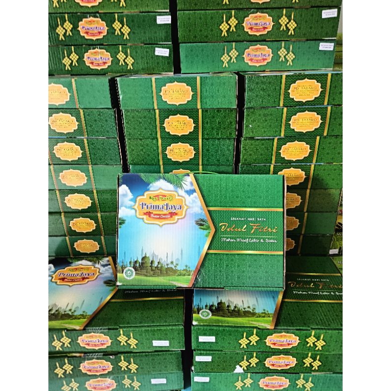 PAKET KUE KERING LEBARAN NEW PRIMA JAYA ISI 6 TOPLES PARCEL KUE KERING LEBARAN IDUL FITRI PARSEL KUE