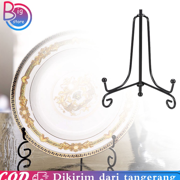 HARGA TERMURAH 2cm Dudukan Piring Pajangan  Stand Holder Piring  Sandaran Piring Hias  Piring Pajang