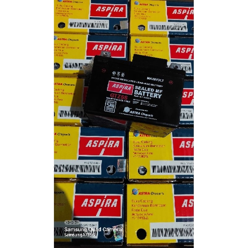 Aki Motor Kering Fino Mio J Mio M3 Mio Soul Gt Gtz5s Original