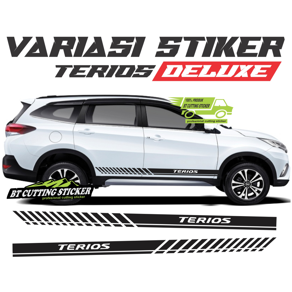 stiker mobil daihatsu terios 2021 sticker list body terios sticker mobil daihatsu terios sticker new