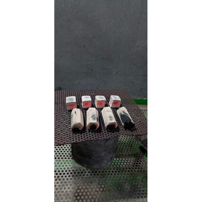 GROSIR ARANG BRIKET BATOK KELAPA TERMURAH BULAT HEXAGONAL 5 PCS