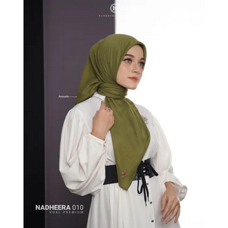 hijab segiempat nadheera N 10 voal premium NADHEERA LUXURY