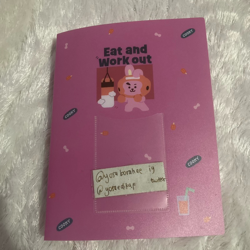 Collect Book bt21 cooky official bt21 bts jungkook binder photocard mpc
