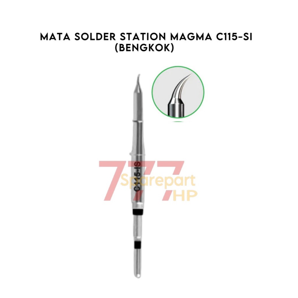 MAGMA C115-si  / C115 si - Mata Solder Station Bentuk Bengkok Lancip